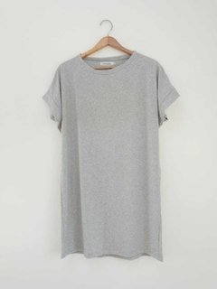 Vestido BROCHE gris