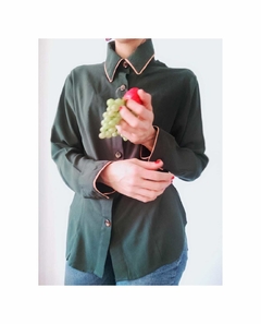 Camisa VIVOS verde - comprar online
