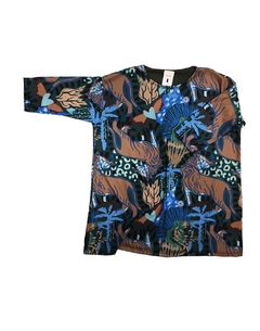 Remera FULL PRINT tigre azul en internet