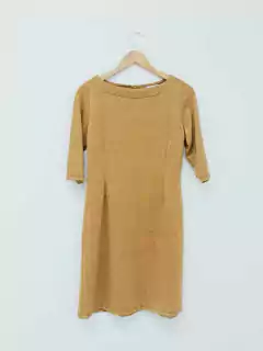 Vestido JULIETA mostaza