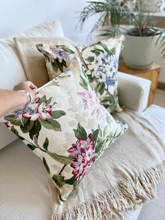 Almohadón Hortensias