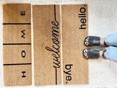 Alfombra hello, bye - comprar online