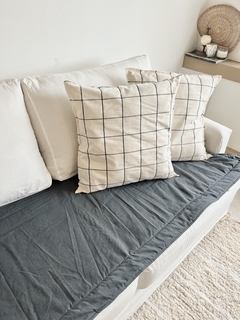 pillow cemento y gris perla~