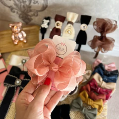 Laço Sofia (G) Organza Nude - comprar online