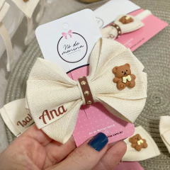 Laço Liz (M) Personalizado com Urso - comprar online