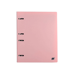 Fichário Colegial Rosa Pastel Yes - comprar online