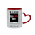 Caneca de cerâmica com alça de coração 325ml - Com foto e música - comprar online