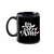 Caneca de cerâmica colorida total preta 325ml - Dia dos Namorados - comprar online