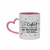 Caneca de cerâmica com alça de coração 325ml - Dia dos Namorados - comprar online