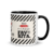 Caneca de cerâmica colorida 325ml - Dia dos Namorados