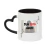 Caneca de cerâmica com alça de coração 325ml - Com foto - loja online
