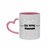 Caneca de cerâmica com alça de coração 325ml - Com nome - comprar online