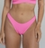 Braguita de Bikini de Corte Alto Rosa Neón