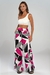 Pantalón Palazzo Zete con Estampado Rosa en internet
