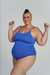 Traje de baño con tirantes WONDER Azul Pluma - Aleccra