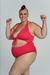 Traje de baño con lazo WONDER Rojo