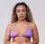 Top de Bikini Cortina Lila - comprar online