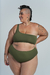 Braguita de Bikini WONDER Verde Oliva - Aleccra