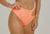 Braga De Bikini Estilo Hot Pants Con Trenzas En Color Salmón. - Aleccra