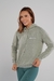 udadera Aleccra Verde Lavada con Capucha - Aleccra