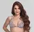 Top de Bikini de Triángulo con Estampado Rosê Onça