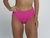Ribbed Pink High-Waisted Bikini Bottom