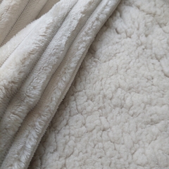 Manta Flanel con corderito - Le Cottonet