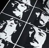 Retazo tela Beatles