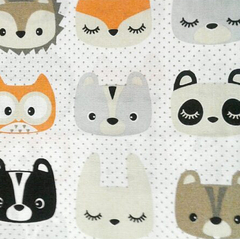 Sillón Infantil Simple Modelo Caras Animales - comprar online