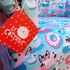 Sillón Infantil Doble Modelo Bulldog + Almohadón Corazón en internet