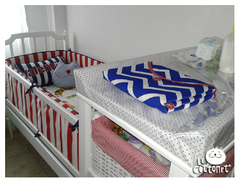 Chichonera Cuna Charriot Modelo Stripes Red - tienda online