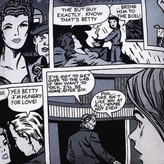 Retazo tela Comics B&N - comprar online