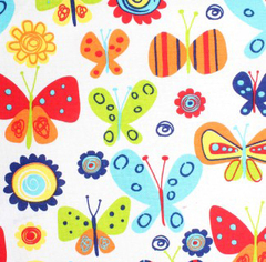 Retazo tela Mariposas - comprar online