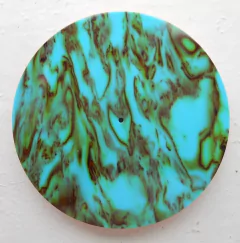 Camada AVATAR (Azul Turquesa com rajado Marrom) - 3,5mm - comprar online