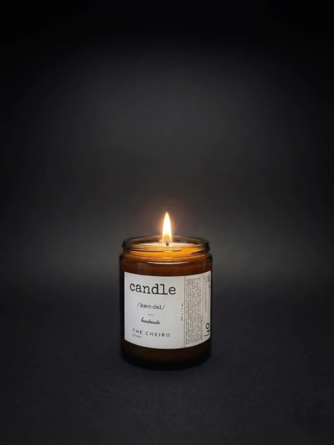 CANDLE - VELA DE CERA DE COCO