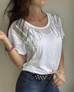 Remera Tul Talle amplio - tienda online