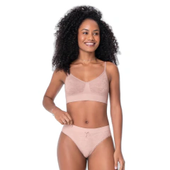 Calcinha Tanga Microfibra Sem Costura Cós Largo Zee Rucci na internet