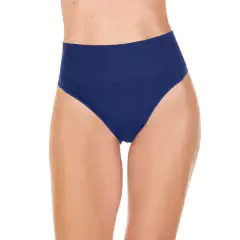 Calcinha Tanga Cós Alto Microfibra Sem Costura Zee Rucci - loja online