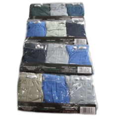 Kit 3 Cuecas Plus-Size GG1 ao GG4 100% Algodão Cintura com quatro costuras Marxan na internet