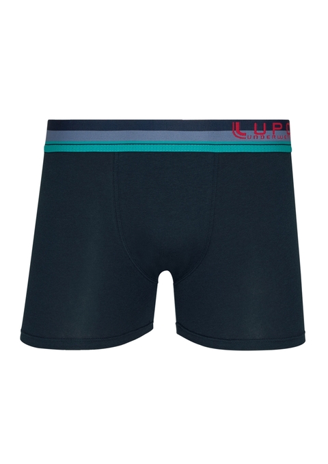 Cueca Boxer Algodão Com Elastano Sem Costura Lateral Lupo
