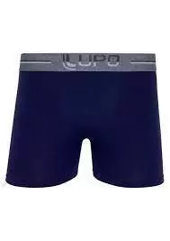 Cueca Boxer Algodão Com Elastano Sem Costura Lateral Lupo na internet