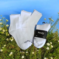 Kit 6 Meias Cano Médio Algodão Atoalhada Branca Hoahi 39/43 - comprar online