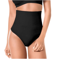 Cinta Tanga Modeladora Alta Fio Dental Sem Costura Zee Rucci