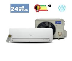 Split Inverter Midea Carrier - 24K BTUs Classe A