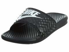 Ojotas Wmns Nike Benassi Jdi Black White Original - Almacen De Zapas