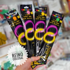 Pulsera triple Neón LUMINOSA x 1 - comprar online