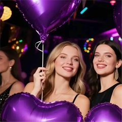 Globo metalizado "CORAZON VIOLETA" en internet