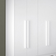 Roupeiro Fox 100% MDF, 4 portas , 3 gavetas - Bom Pastor - comprar online
