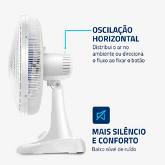Ventilador VSP40-W Branco 40cm 03 Velocidades, 06 Pás - Mondial - loja online