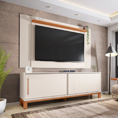 Rack/Bancada com Painel Mondrian 180cm para TVs de até 65 | Caemmum
